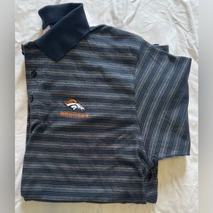 Denver Broncos NFL Polo Shirt L NFL logo